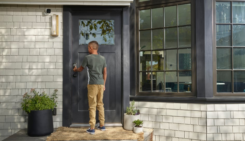 Vivint Smart Lock on home in Eugene